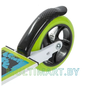Самокат Novatrack Jungle Steel 145S.JUNGLE.WGN9 (белый/зеленый, 2019) картинка 5